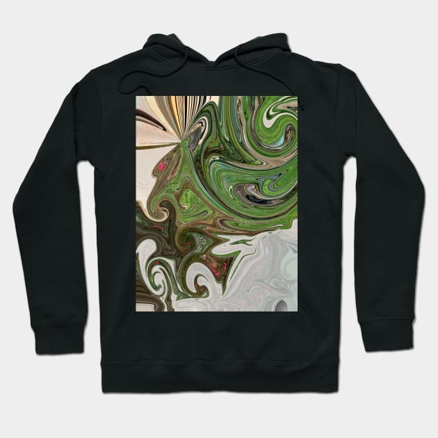 Abstract Marbling Hoodie by fulya